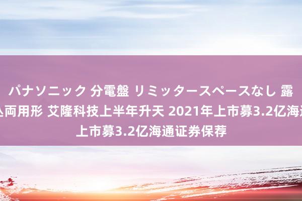 パナソニック 分電盤 リミッタースペースなし 露出・半埋込両用形 艾隆科技上半年升天 2021年上市募3.2亿海通证券保荐