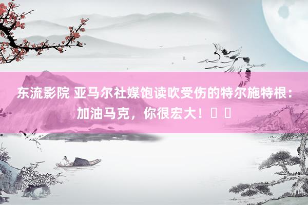 东流影院 亚马尔社媒饱读吹受伤的特尔施特根：加油马克，你很宏大！❤️