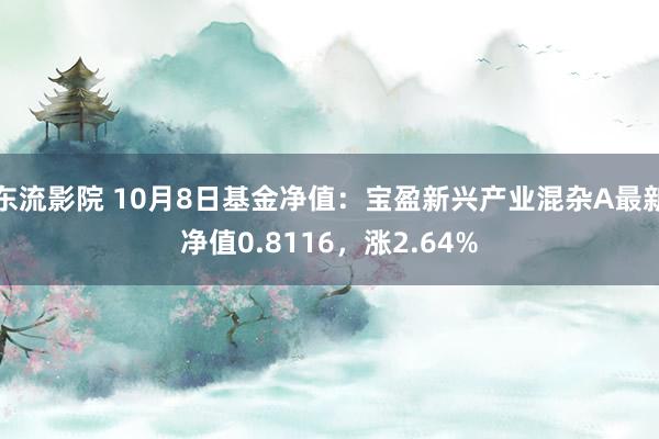 东流影院 10月8日基金净值：宝盈新兴产业混杂A最新净值0.8116，涨2.64%