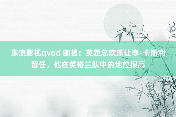 东流影视qvod 邮报：英足总欢乐让李-卡斯利留任，他在英格兰队中的地位很高