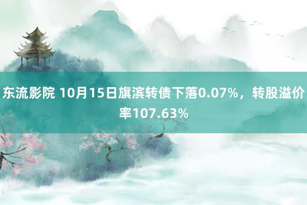 东流影院 10月15日旗滨转债下落0.07%，转股溢价率107.63%