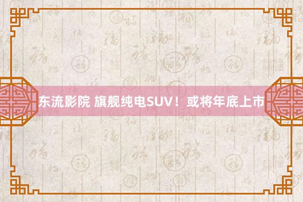 东流影院 旗舰纯电SUV！或将年底上市