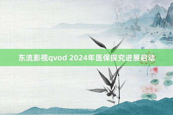 东流影视qvod 2024年医保探究进展启动